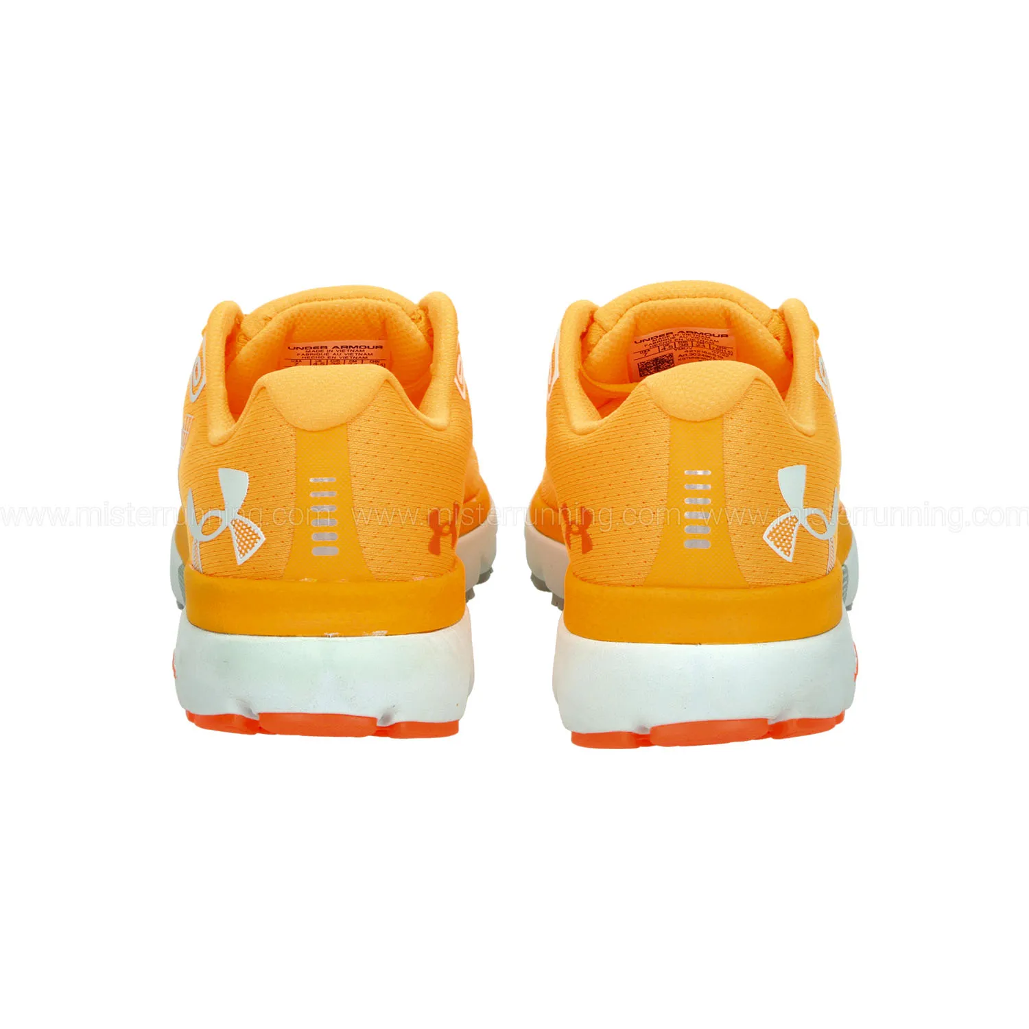 Under Armour HOVR Infinite 4 Yellow running shoes.