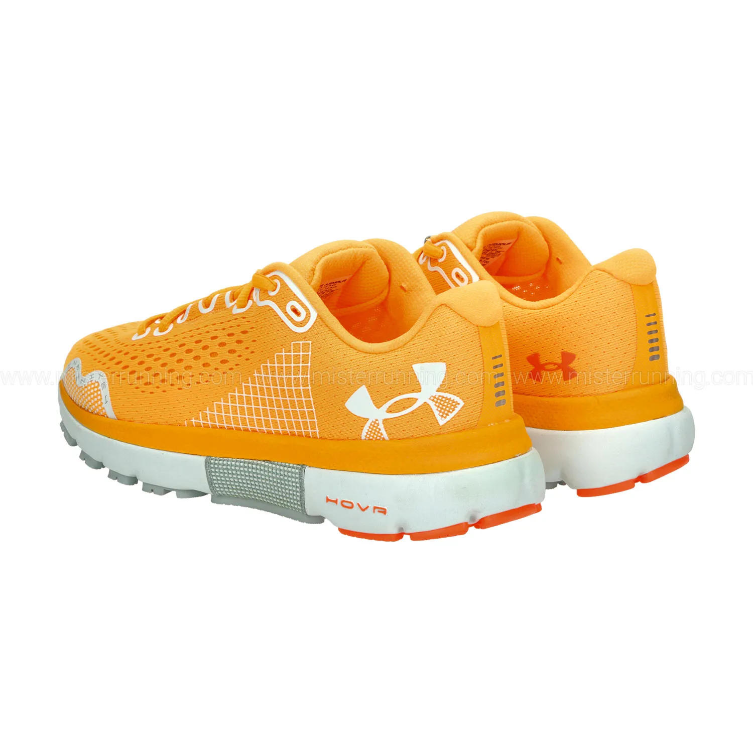 Under Armour HOVR Infinite 4 Yellow running shoes.