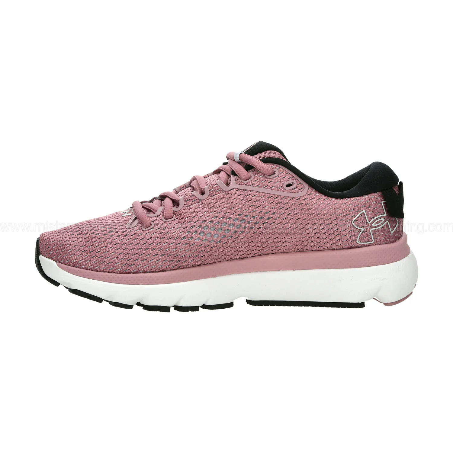 Under Armour HOVR Infinite 5 Pink Elixir, White, Black | Shop Now