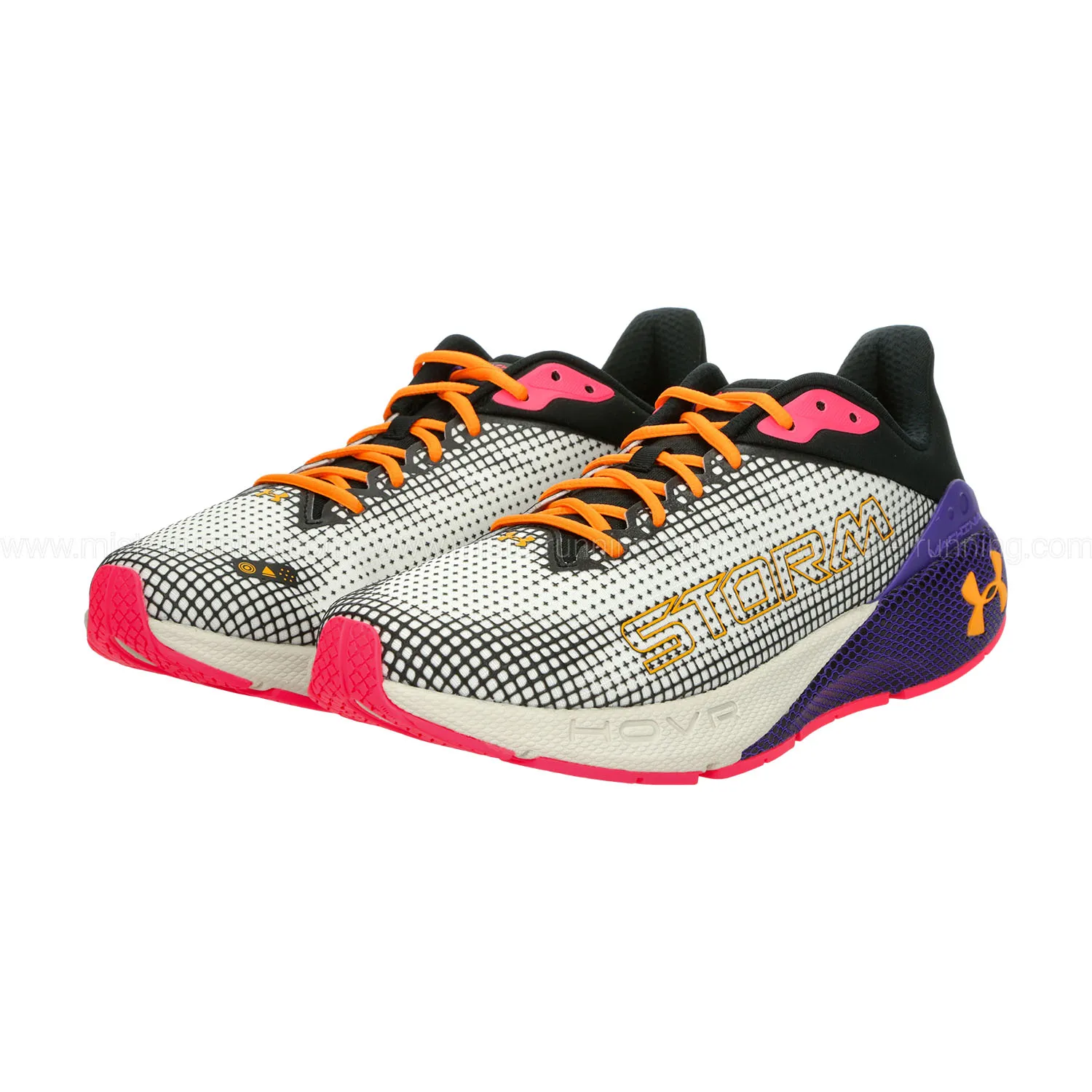 Under Armour HOVR Machina Storm Black Pink Shock