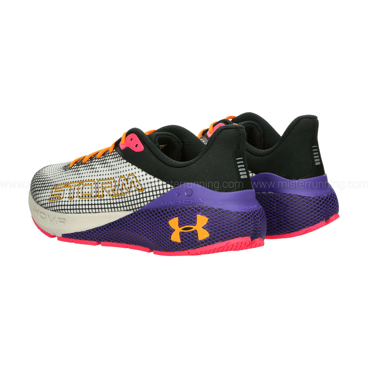 Under Armour HOVR Machina Storm Black Pink Shock