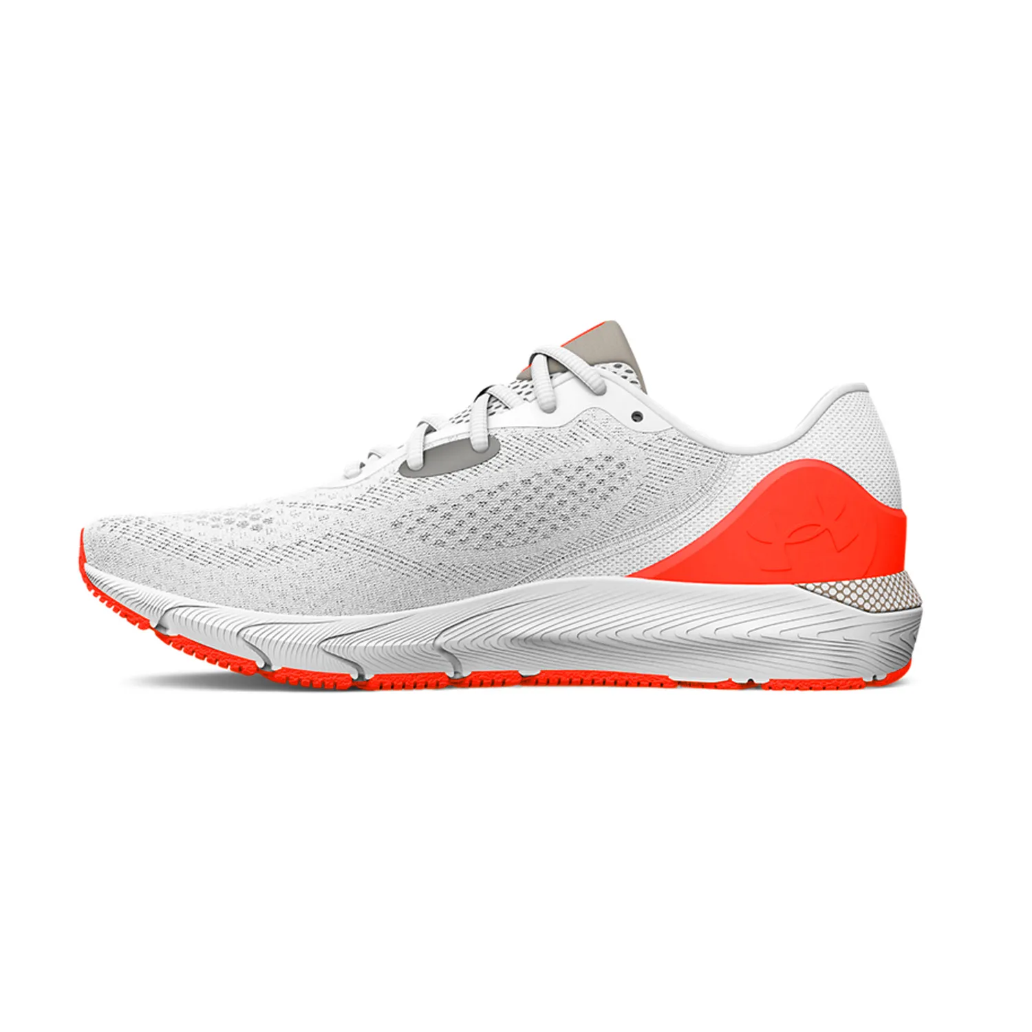 Under Armour HOVR Sonic 5 sneakers White Bolt Red Metallic Pewter