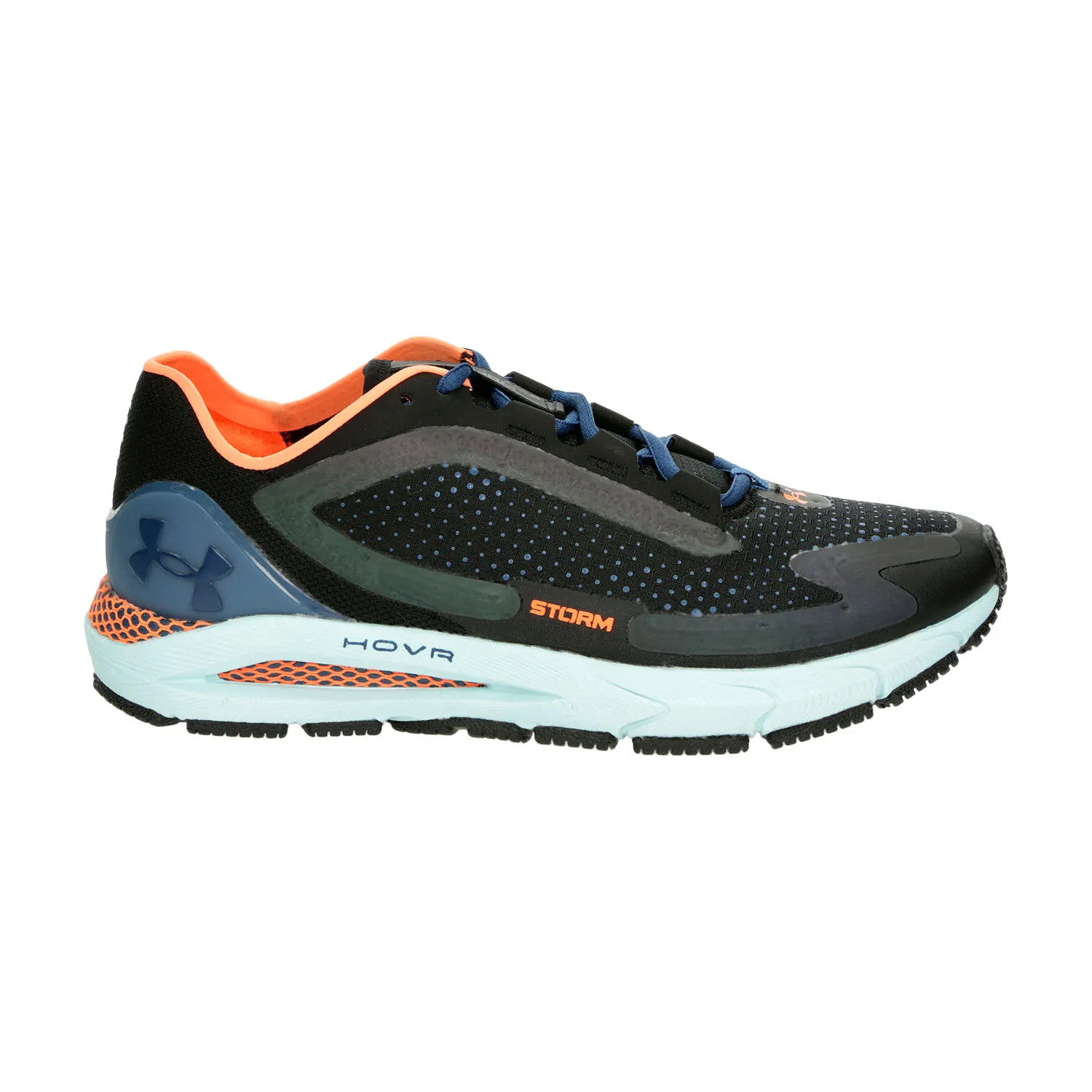 Under Armour HOVR Sonic 5 STORM Black Petrol Blue Panic Orange