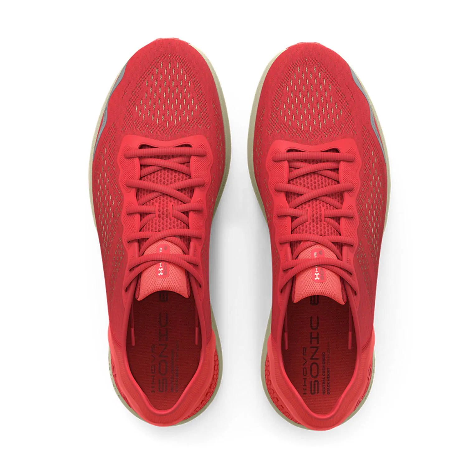 Under Armour HOVR Sonic 6 Red Solstice/Coho sneakers.