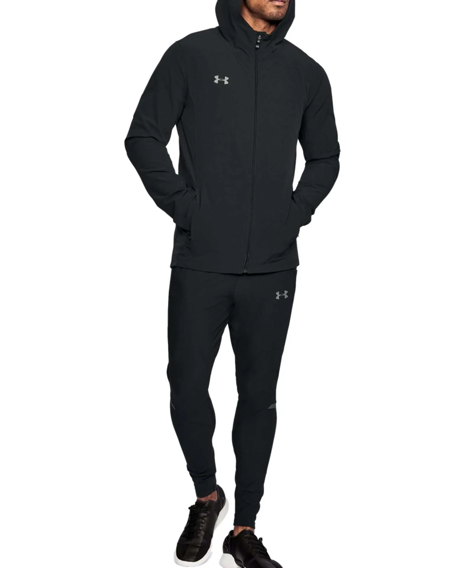 Under Armour Men’s Challenger II Storm Shell Jacket (Black/Graphite)