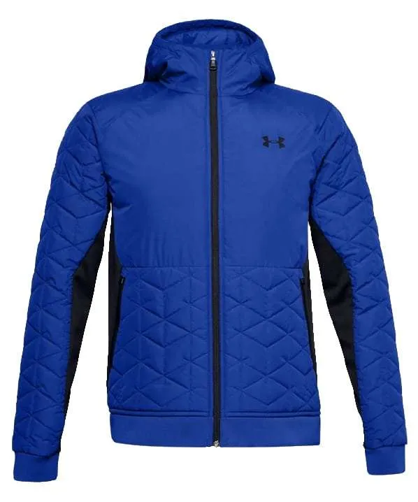 Under Armour Men’s Coldgear Reactor Performance Hybrid Jacket (Emotion Blue/Black/Black)