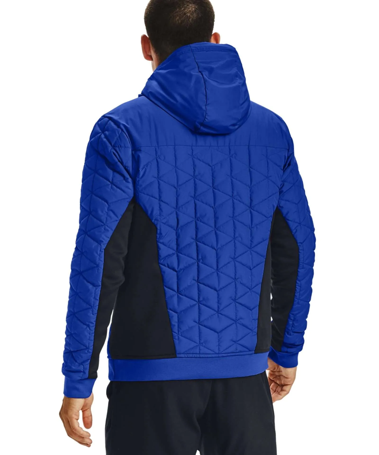 Under Armour Men’s Coldgear Reactor Performance Hybrid Jacket (Emotion Blue/Black/Black)