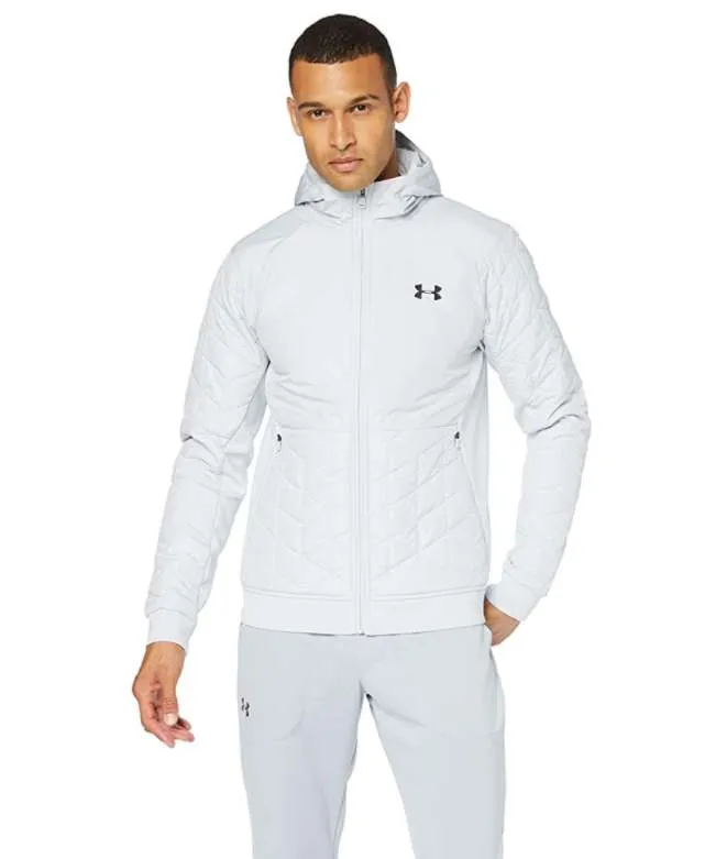 Under Armour Men’s Coldgear Reactor Performance Hybrid Jacket (Halo Grey/Black)