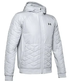 Under Armour Men’s Coldgear Reactor Performance Hybrid Jacket (Halo Grey/Black)