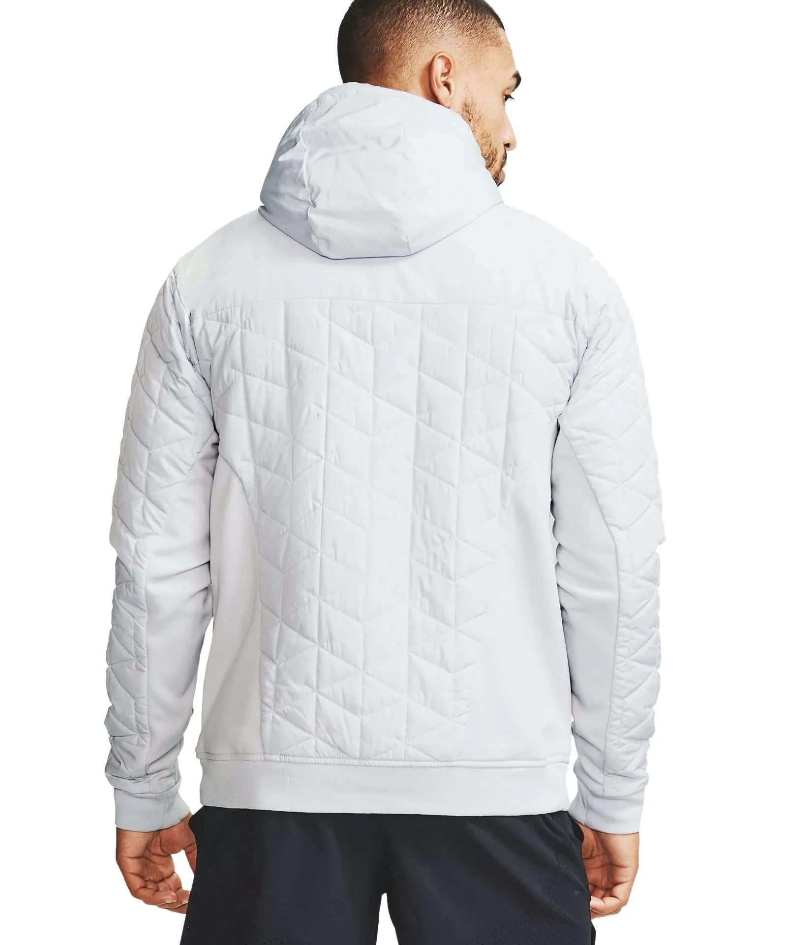 Under Armour Men’s Coldgear Reactor Performance Hybrid Jacket (Halo Grey/Black)