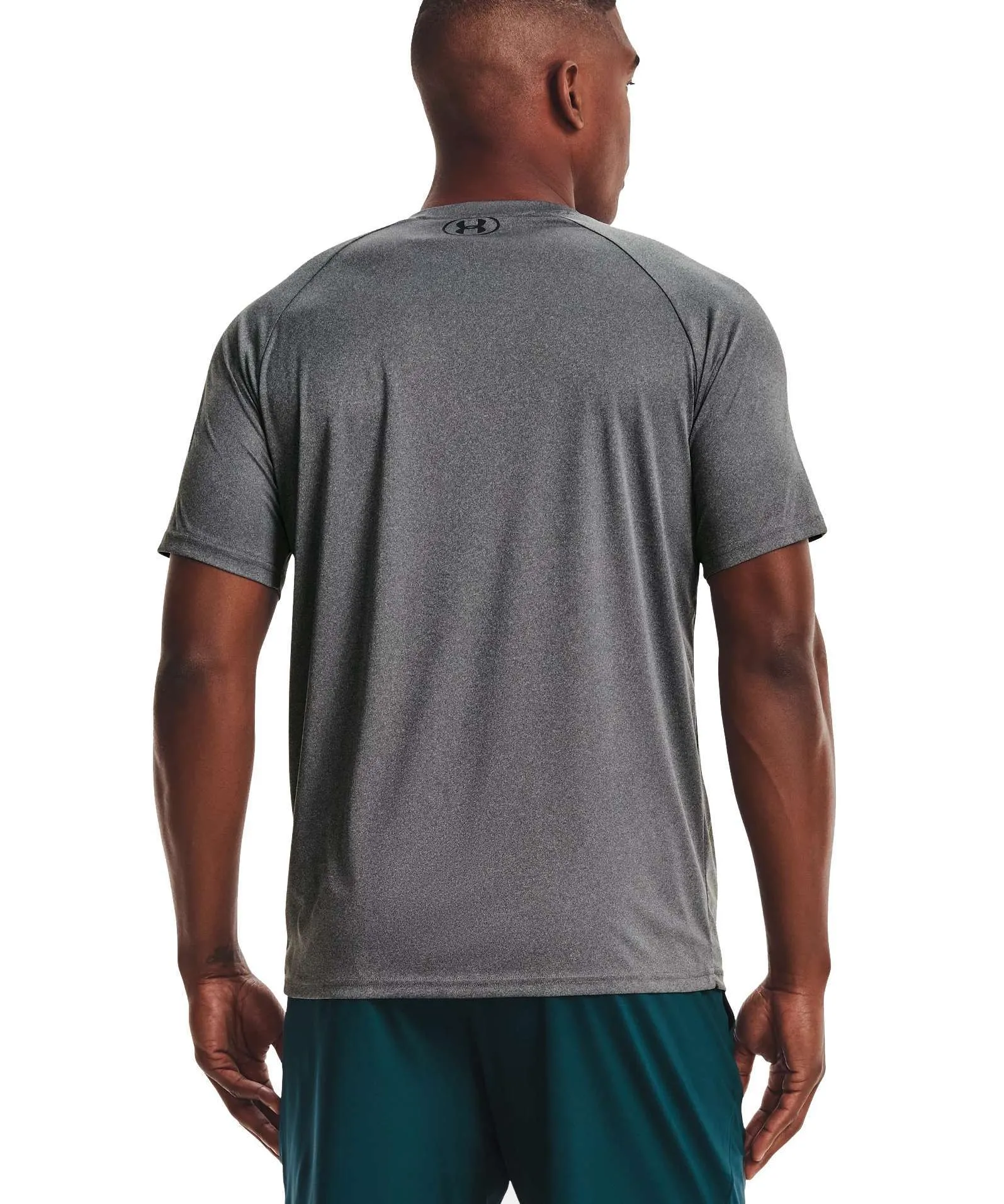 Under Armour Men’s UA Velocity Short Sleeve – Pitch Gray Light Heather / Black