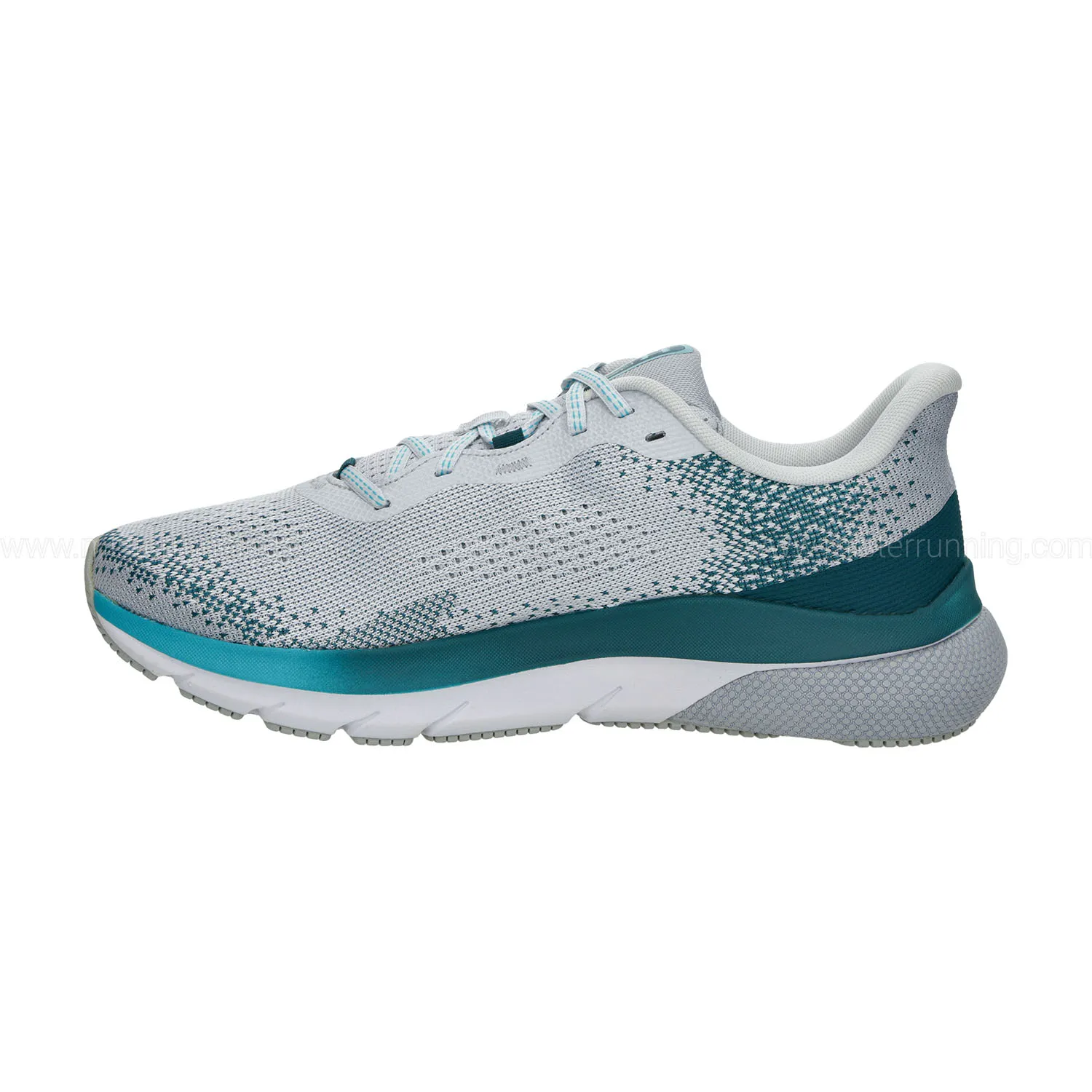 Under Armour Turbulence 2 Shoes - Halo Gray, Hydro Teal, Circuit Teal.