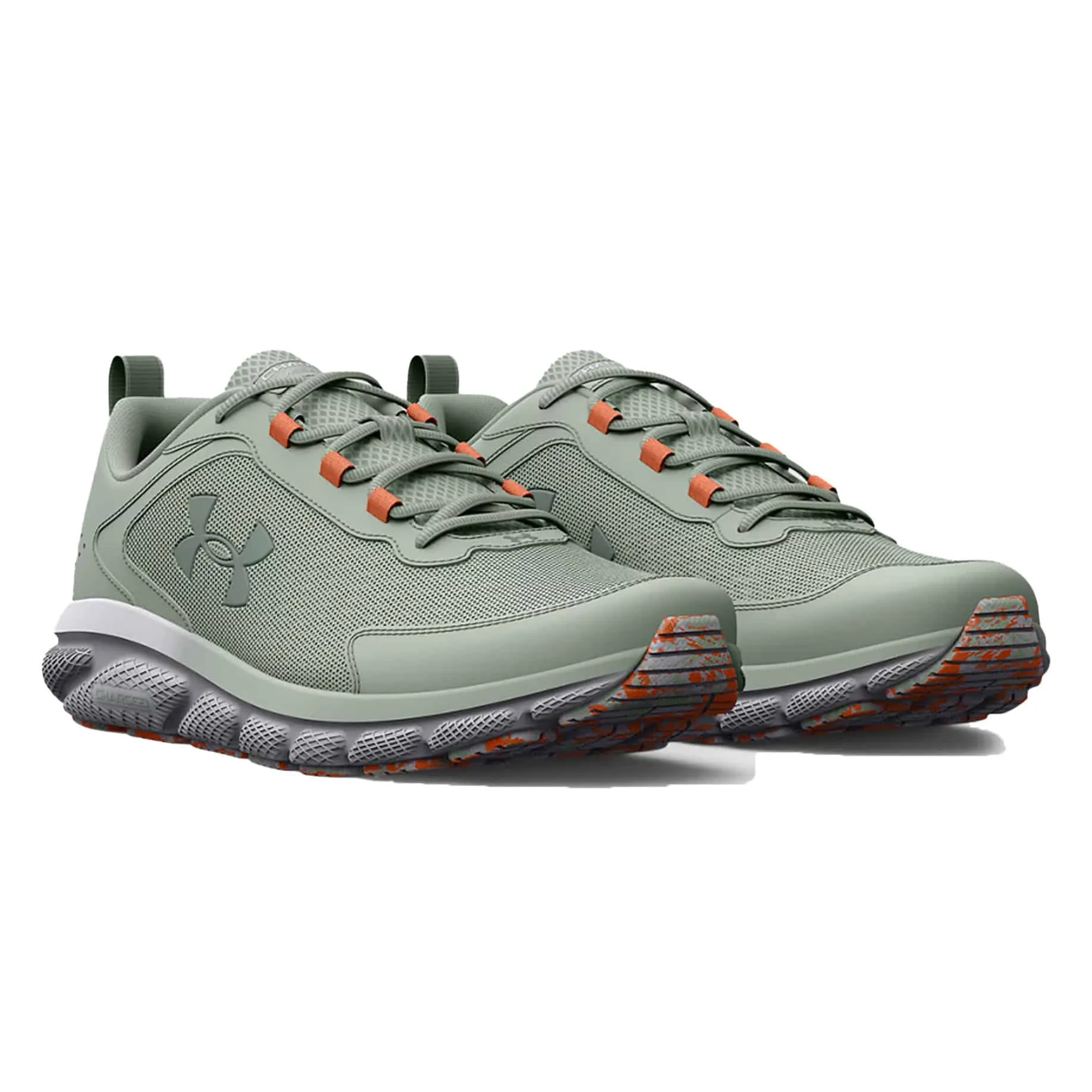 Under Armour Women’s Charged Assert 9 Marble Wide D Running Shoes – Illusion Green / Afterglow