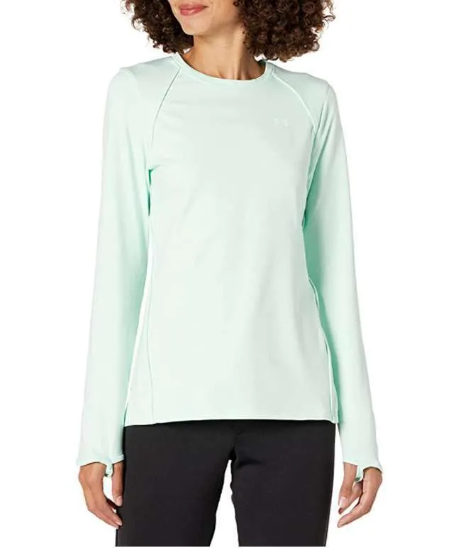 Under Armour Women’s Cozy Long Sleeve Crew Neck T-Shirt (Aqua Foam)