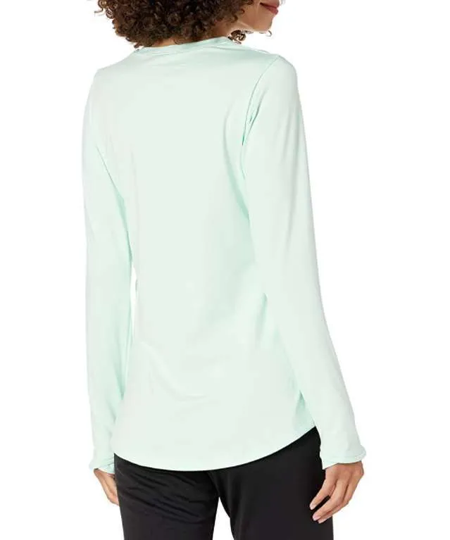 Under Armour Women’s Cozy Long Sleeve Crew Neck T-Shirt (Aqua Foam)