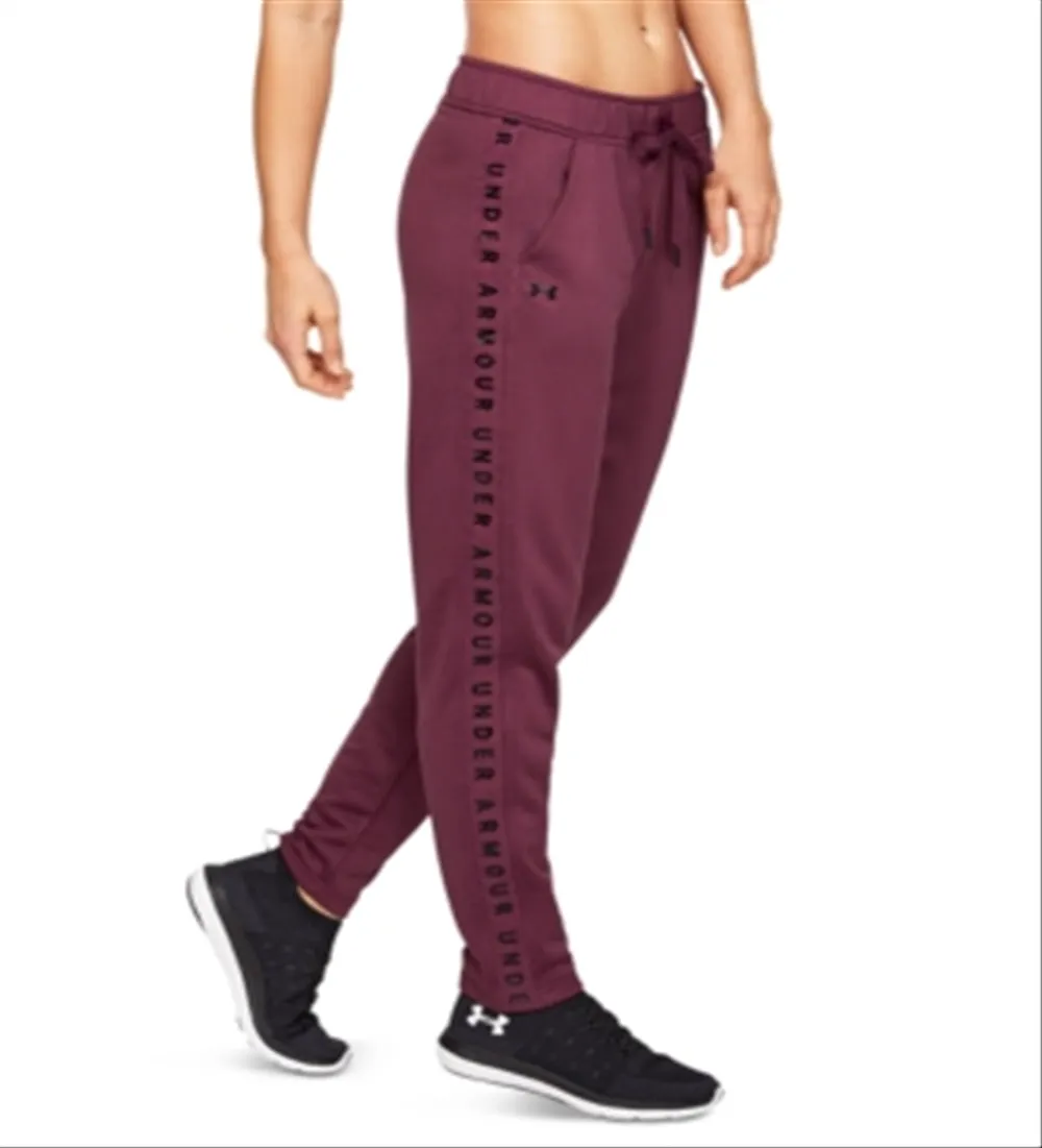 Under Armour Women's Purple Tech Terry Pants, Size 8