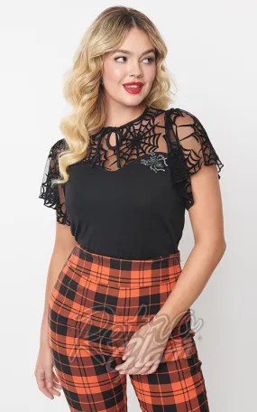 Unique Vintage Spiderweb Mesh Sweetheart Top - Pre-Order