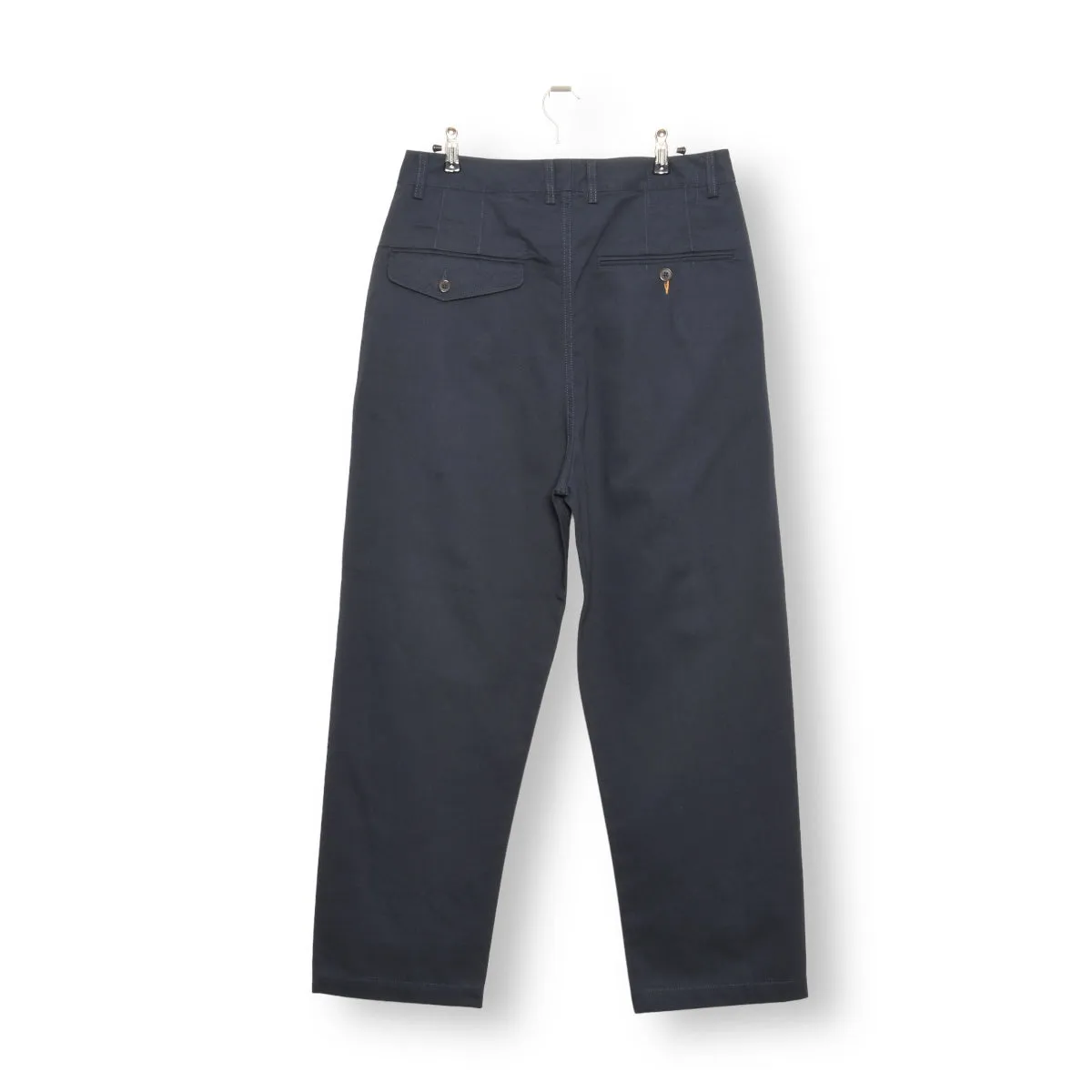 Universal Works Navy Chino Twill Military Pants - 00120