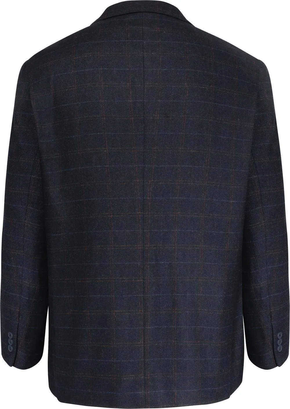 Uptheir Dundee Single Breasted Tweed Jacket - Navy 