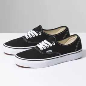 VANS AUTHENTIC BLACK WHITE - Result: Vans Authentic Sneakers in Black and White