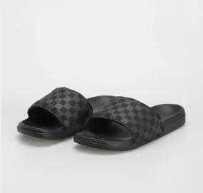 Vans Checkerboard Black La Costa Slide On