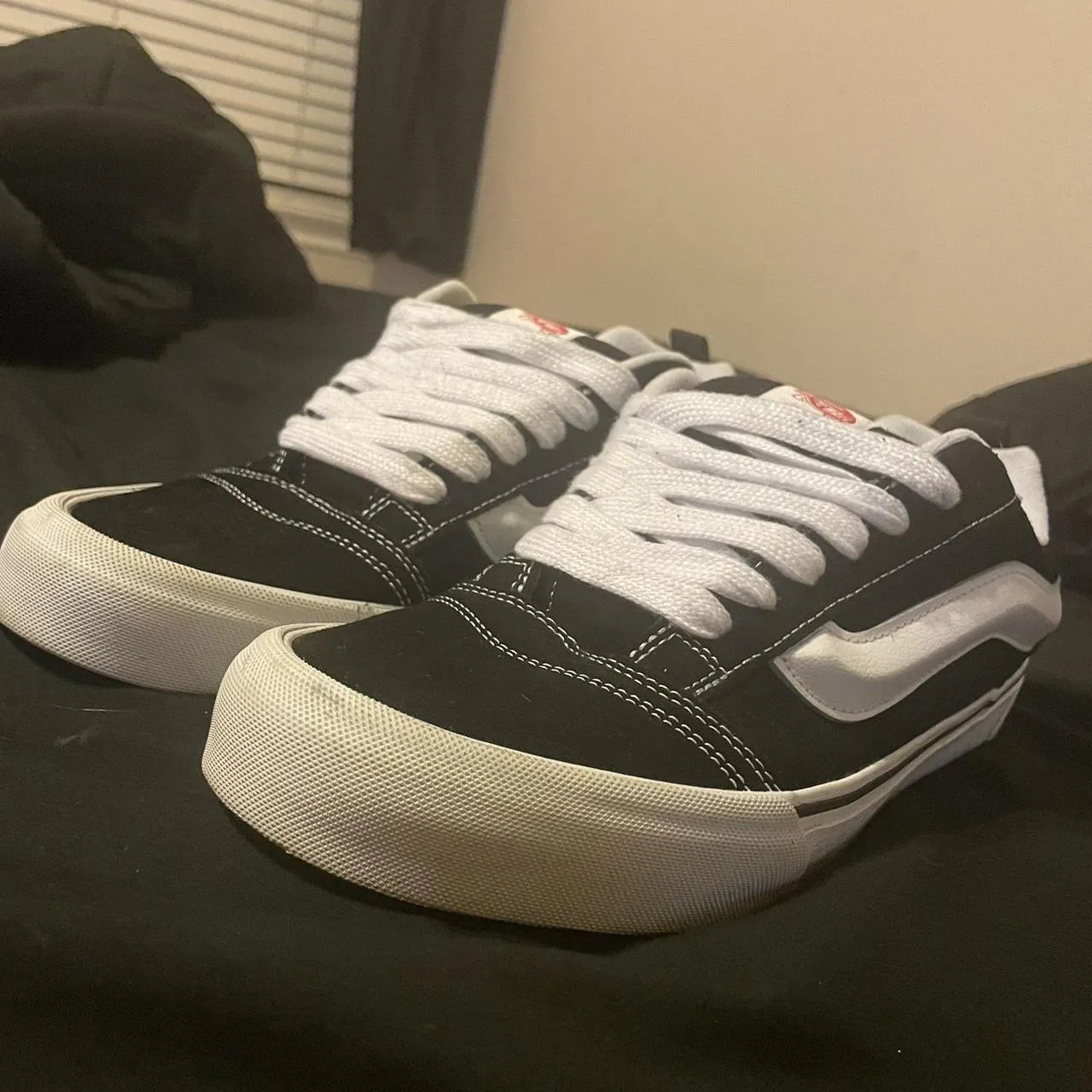 Vans Men's Black and White Trainers