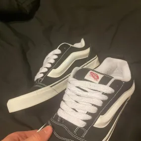 Vans Men's Black and White Trainers