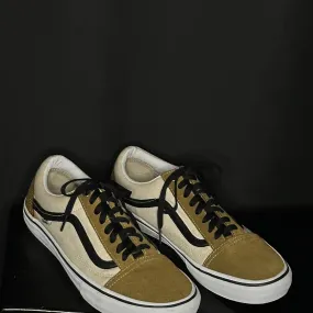 Vans Men's Cream and Khaki Trainers