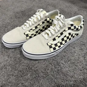 Vans Men's Cream and White Trainers