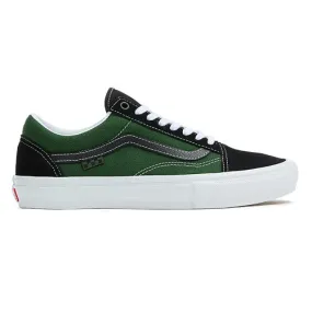 Vans Old Skool Black and Greenery Skate Safari.