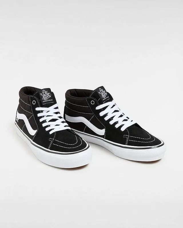 Vans Sk8-Mid Grosso Shoes Black/White