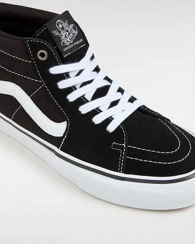 Vans Sk8-Mid Grosso Shoes Black/White