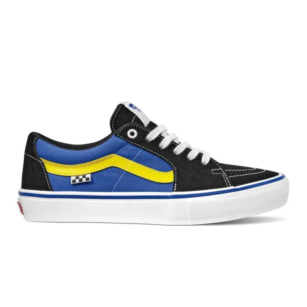 Vans Skate Sk8-Low Black/Dazzling Blue - Order Now