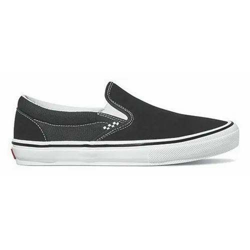 Vans Slip-On Skate Shoes Black White