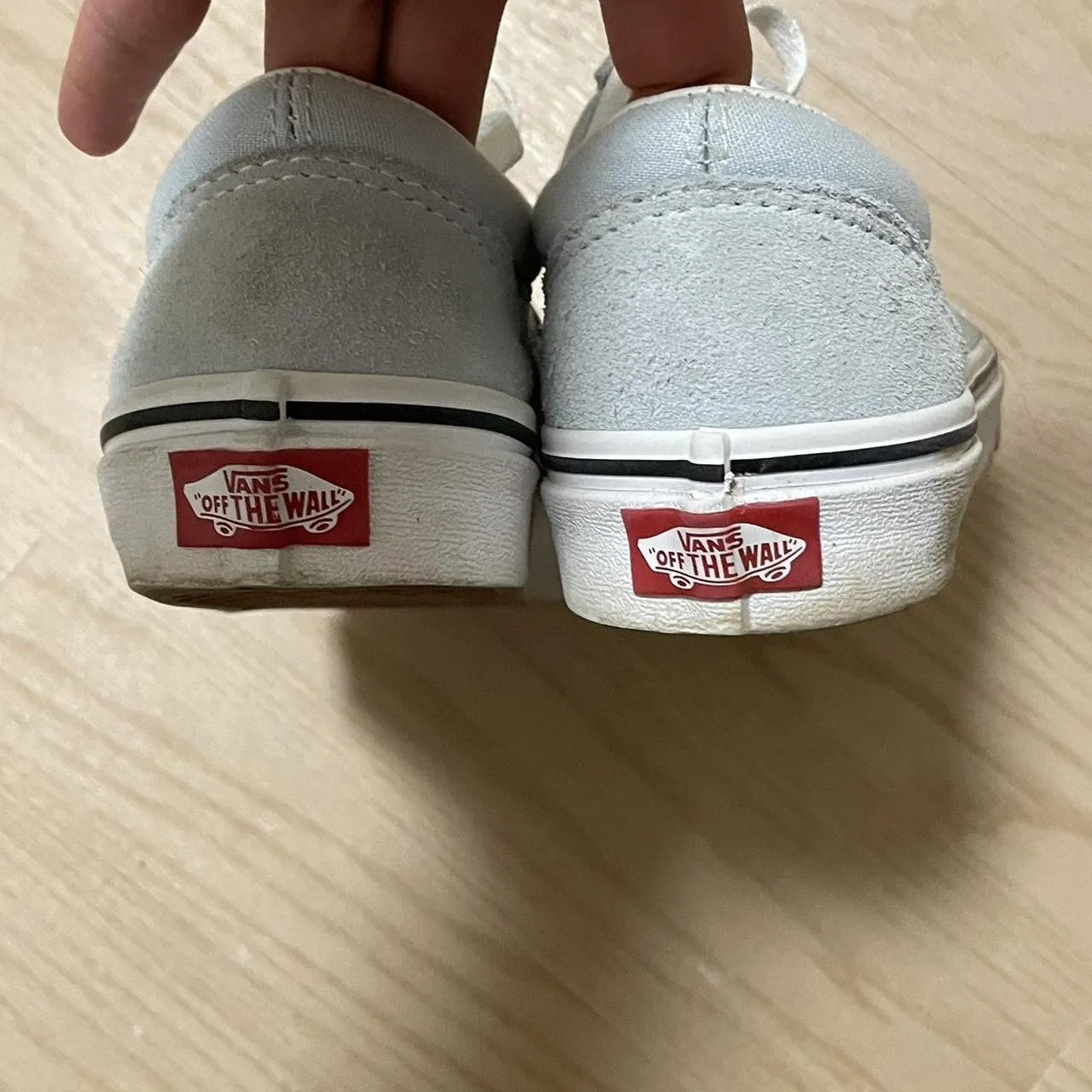 Vans Women's Blue and White Trainers