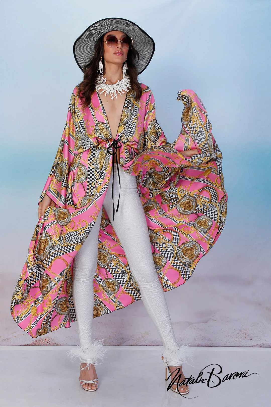 Venetian Pink Kimono