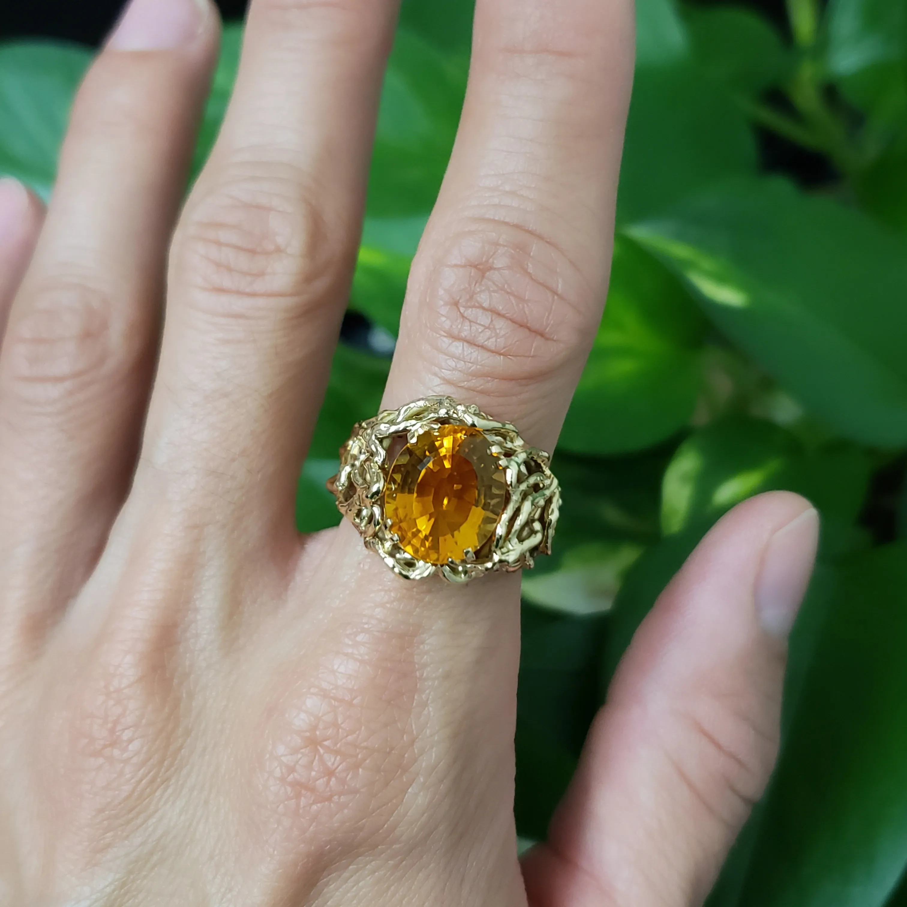 Vintage Citrine Ring