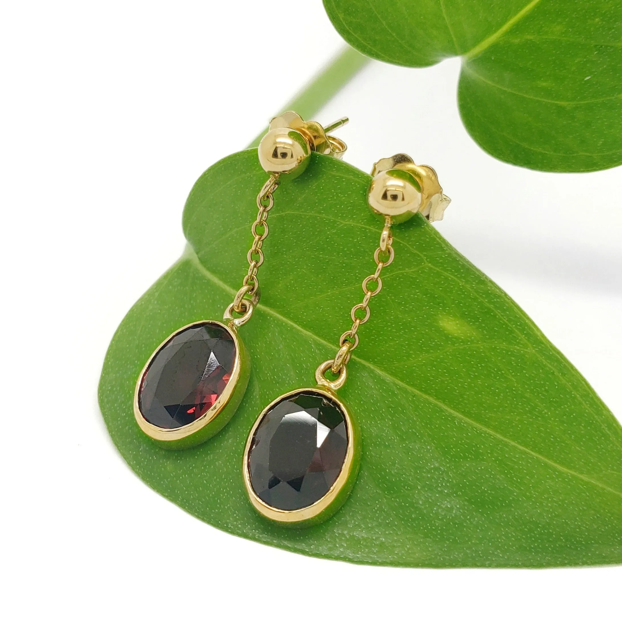 Vintage Garnet Earrings