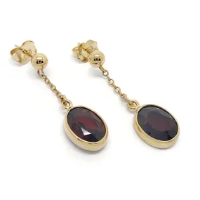 Vintage Garnet Earrings