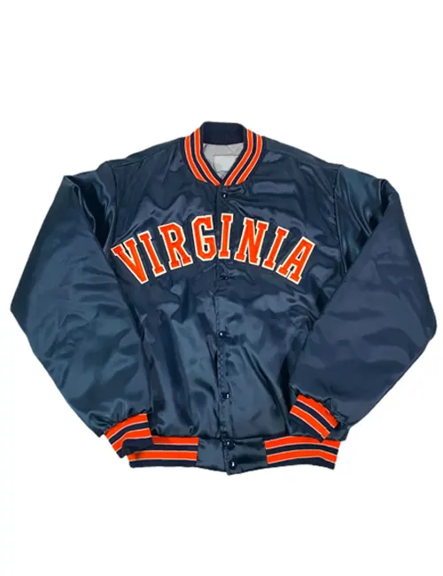 Virginia 80’s Blue Satin Jacket - William Jacket