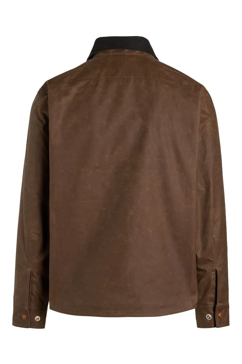 Waxed Dark Tan Heavy Shirt