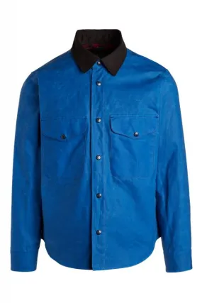 Waxed Mid-Blue Heavy Shirt