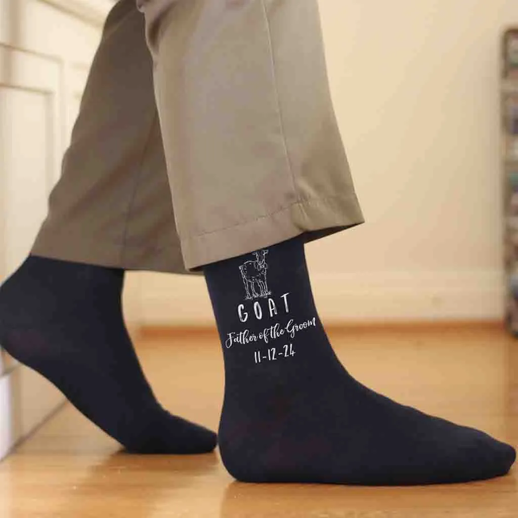 Wedding Socks for Father of the Groom - Customized and Unique