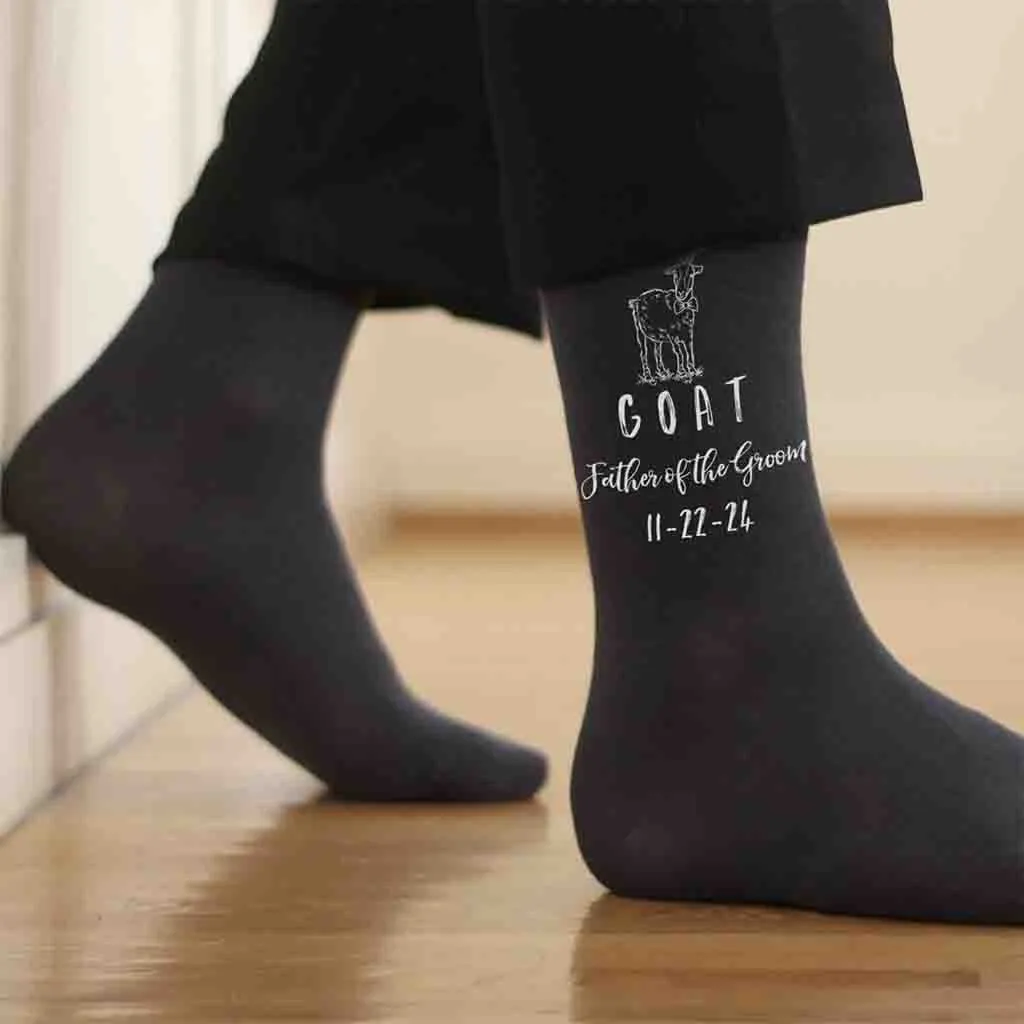 Wedding Socks for Father of the Groom - Customized and Unique