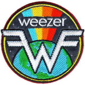 Weezer Rainbow Earth Patch - Iron-On - Best Price