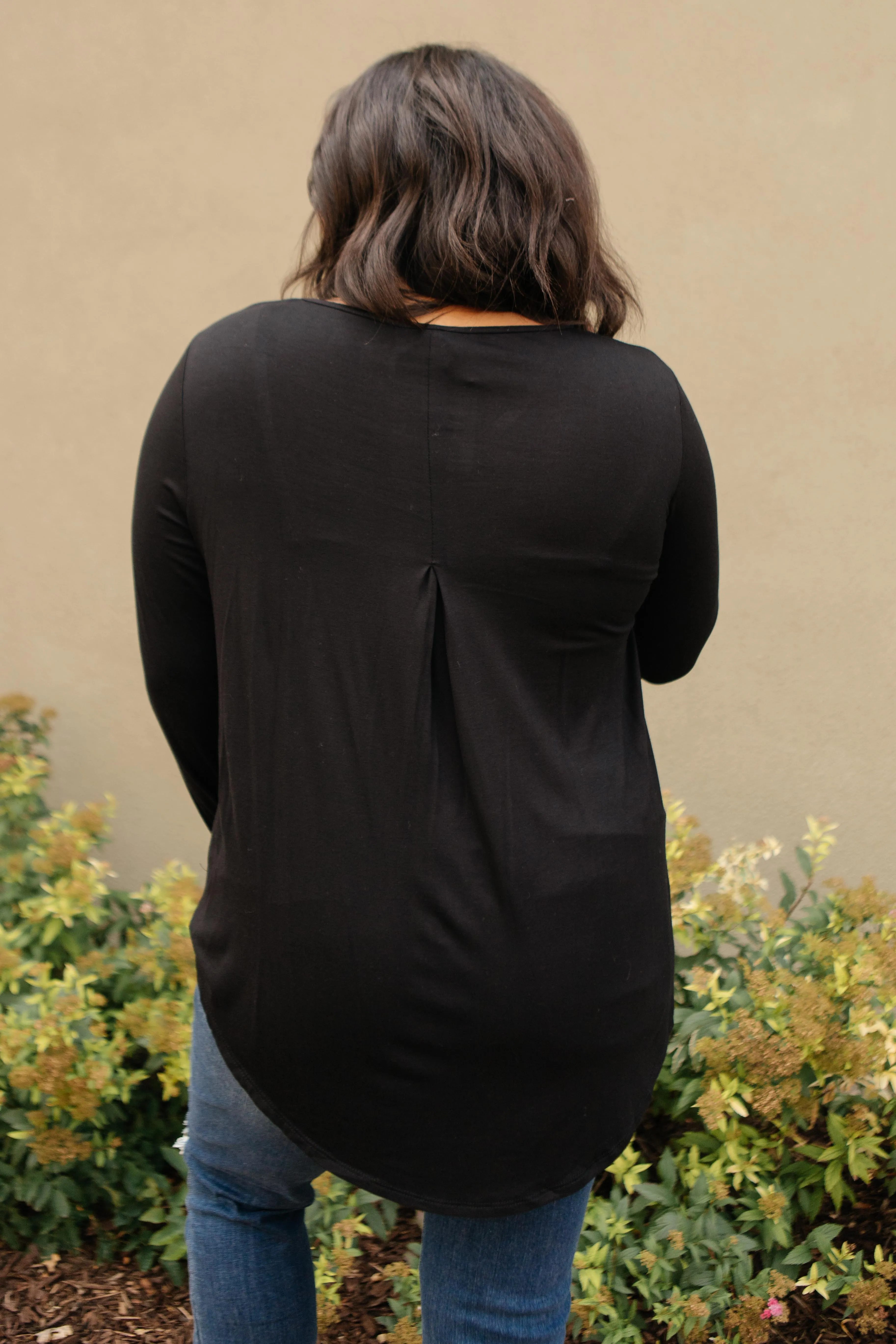 Wendi Top in Ebony - In Stock