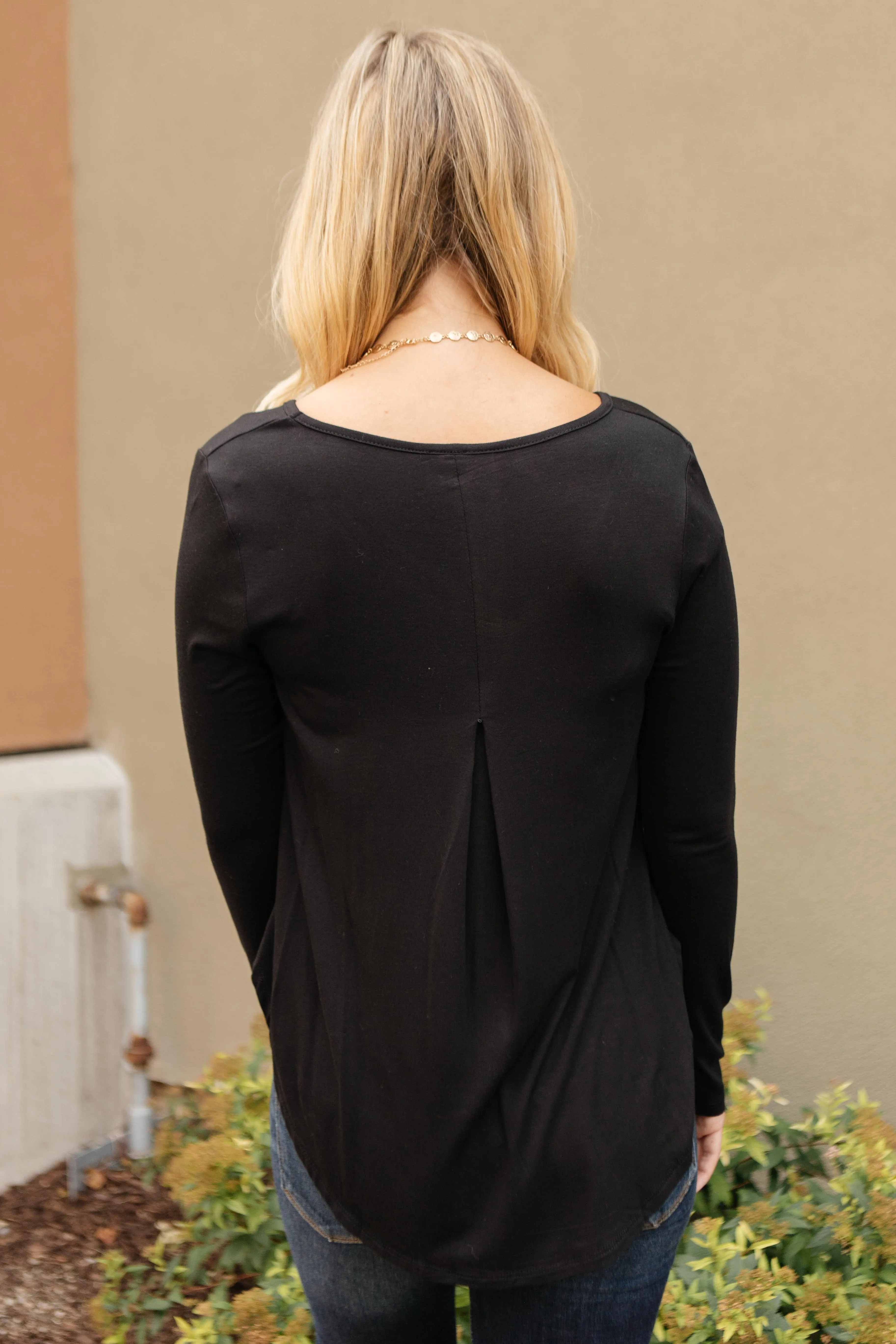 Wendi Top in Ebony - In Stock