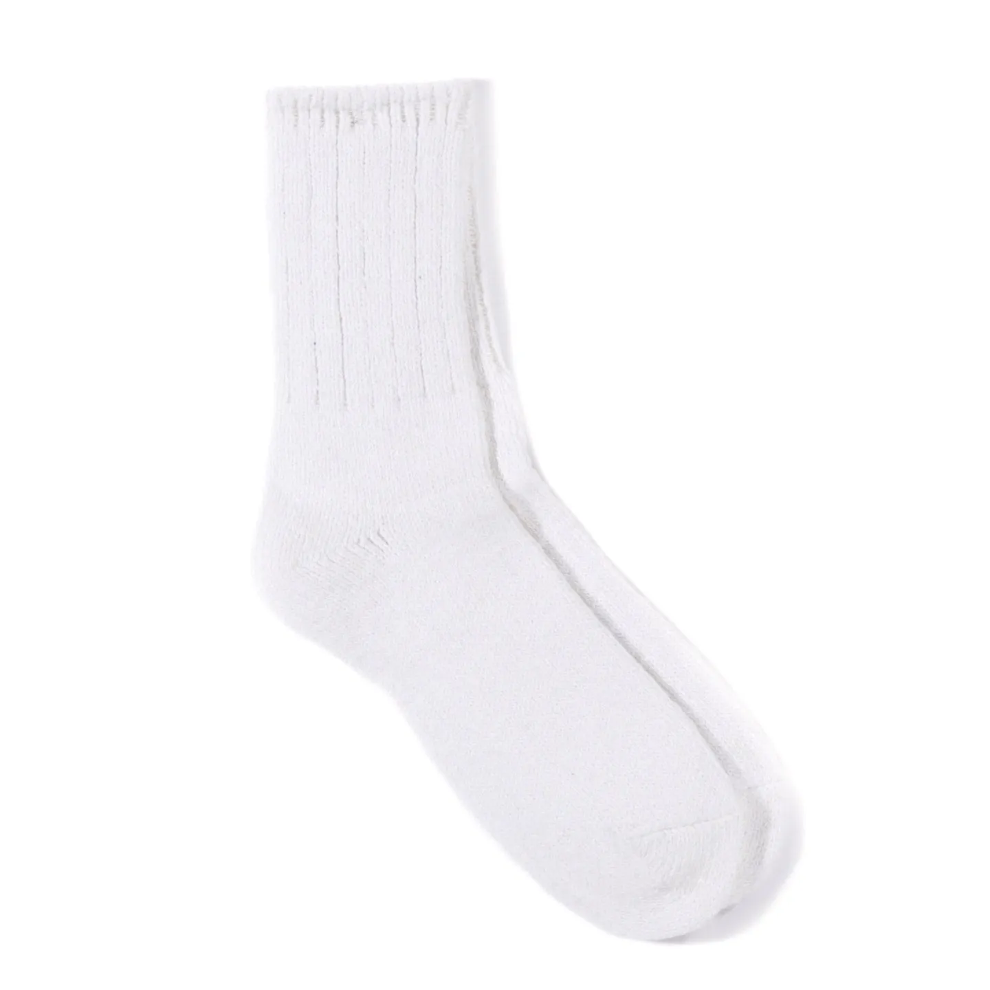 White Cotton Socks - 60 Yarns - KAPITAL