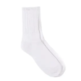 White Cotton Socks - 60 Yarns - KAPITAL