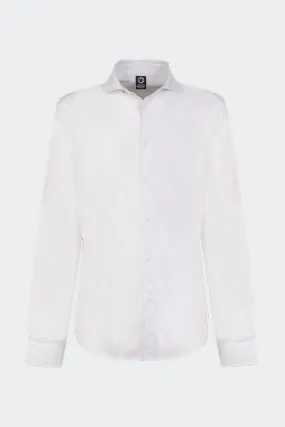 White Scottish Cotton Shirt